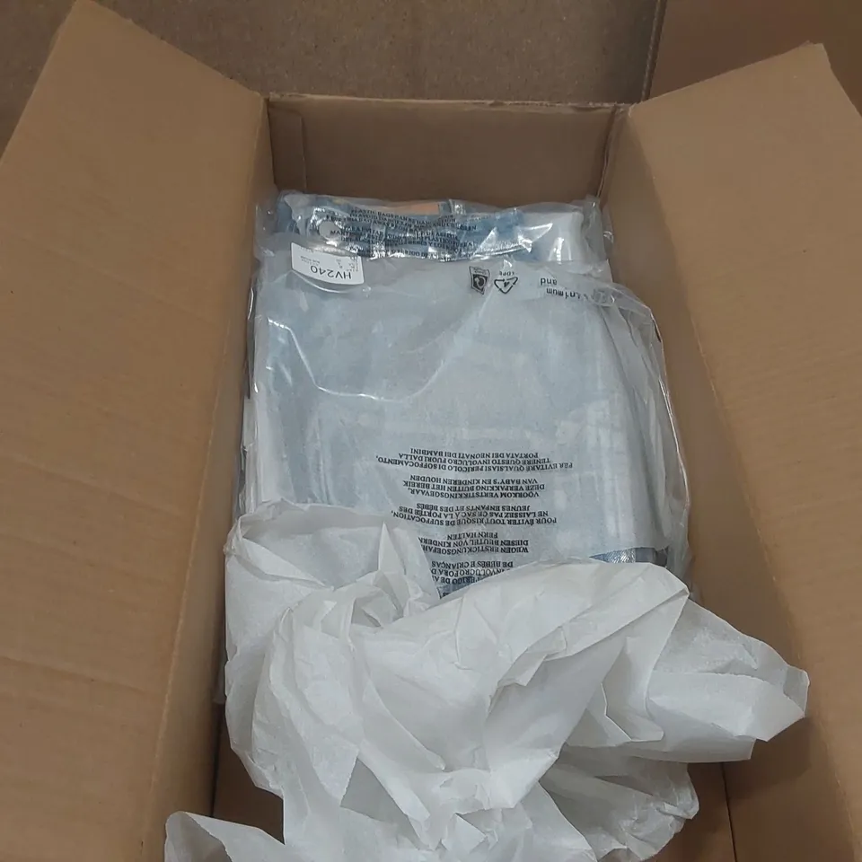 BOX CONTAINING APPROXIMATELY 4x BRAND NEW JD WILLIAMS METALIC SKIRTS - SIZE 8