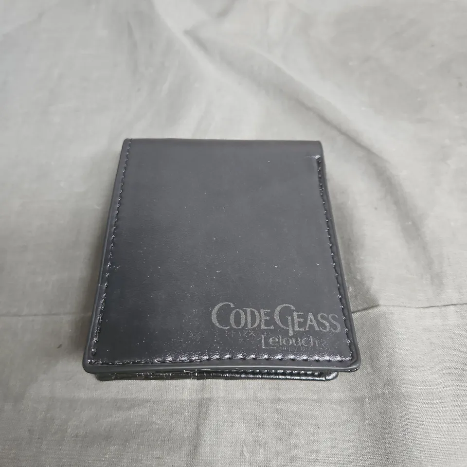 CODE GEASS WALLET WITH ANIME ARTWORK – BLACK 