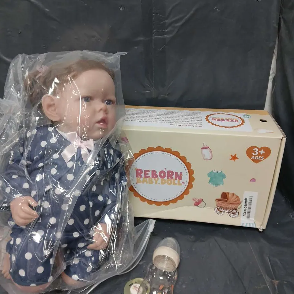 BOXED REBORN BABY DOLL & ACCESSORIES 