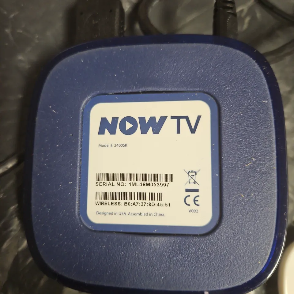 NOW TV SET-TOP BOX WITH REMOTE – MODEL 2400SK