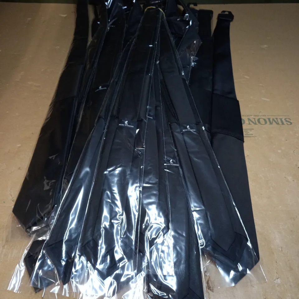 MOSES KUSHNER LOT OF 20 THE CLASSIC TIE IN BLACK