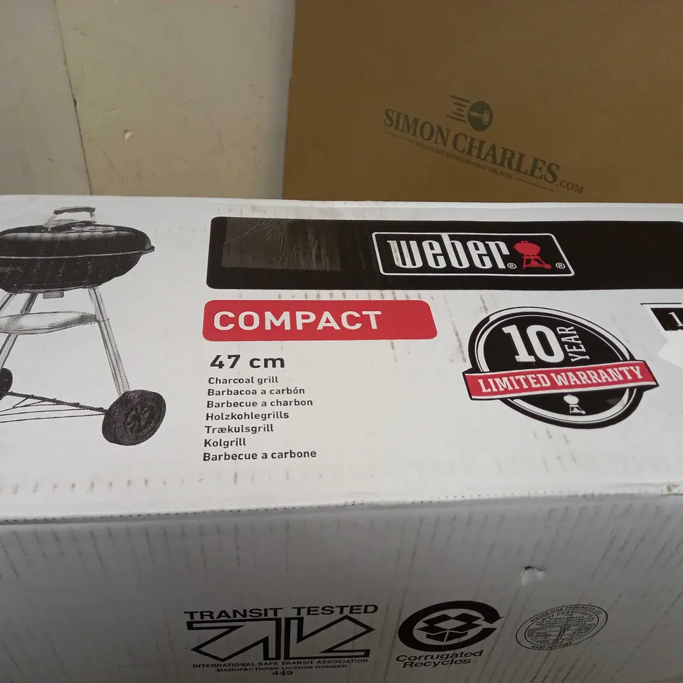 WEBER COMPACT 47CM CHARCOAL GRILL