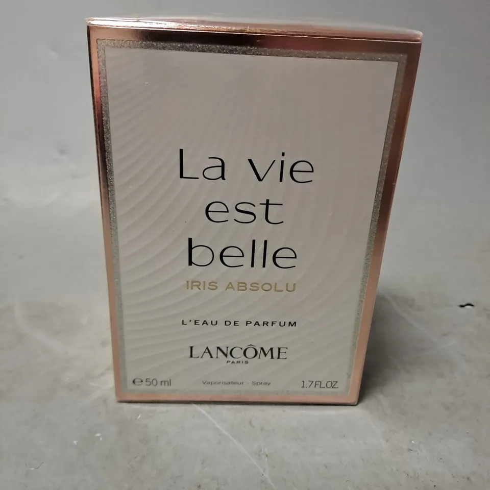 BOXED AND SEALED LA VIE EST BELLE IRIS ABSOLU L'EAU DE PARFUM LANCOME 50ML