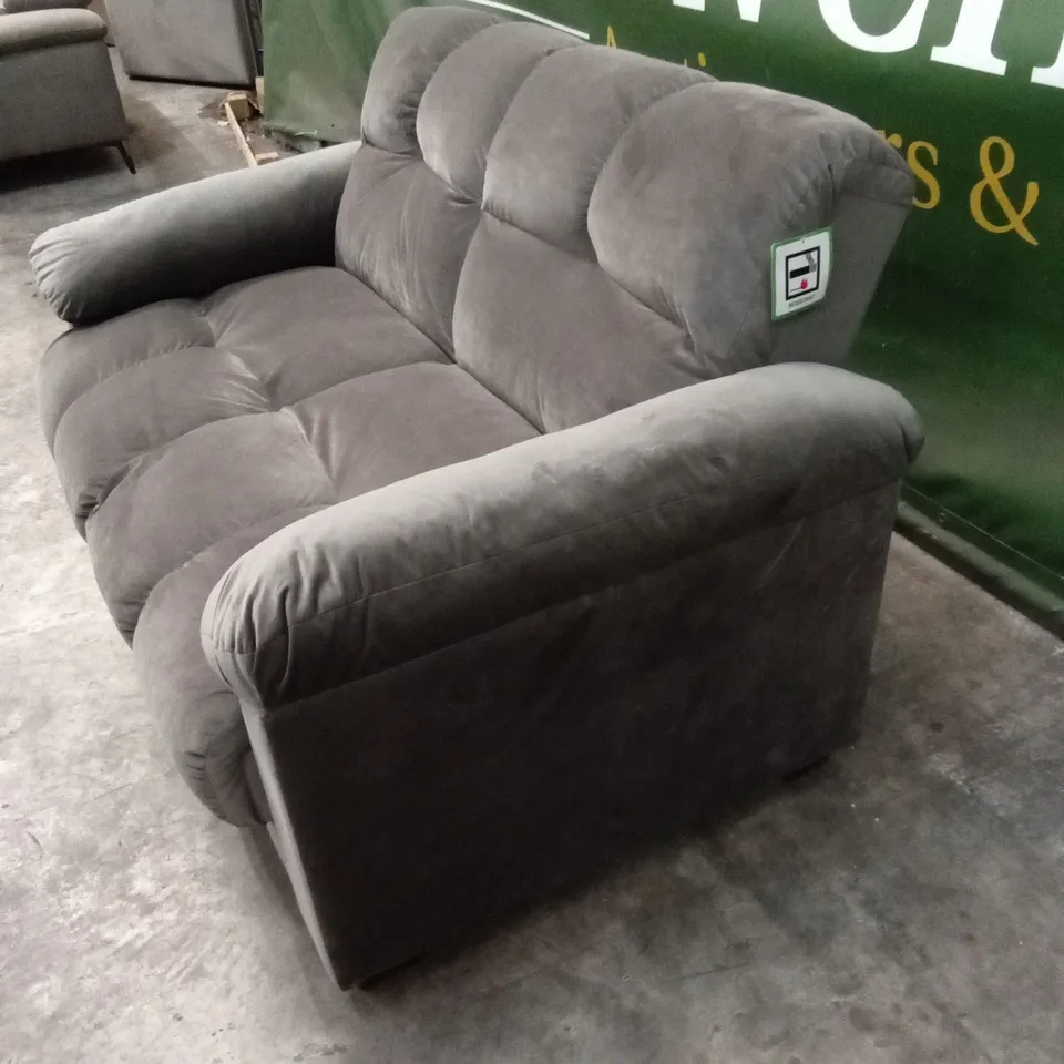 KATE 2 SEATER SOFA BED WITH STORAGE IN VELVETY FABRIC