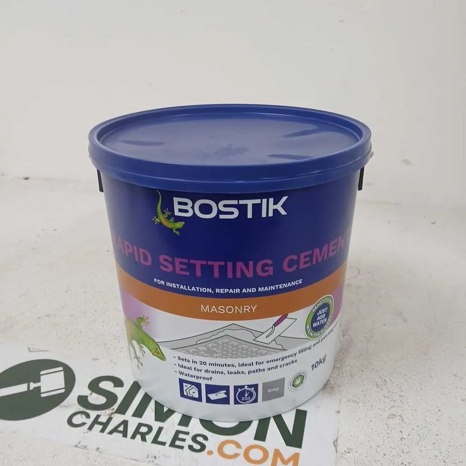 BOSTIK RAPID SETTING CEMENT – MASONRY, 10KG TUB