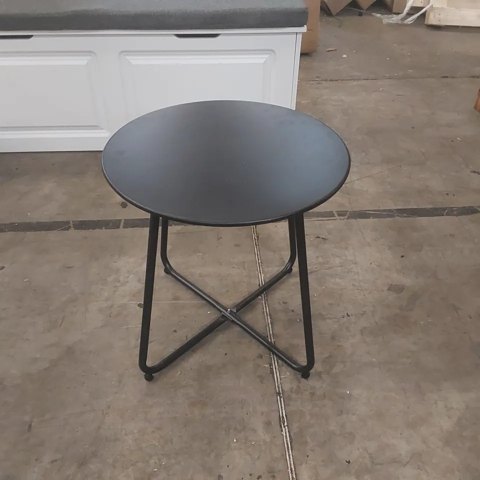 DESIGNER METAL SIDE TABLE