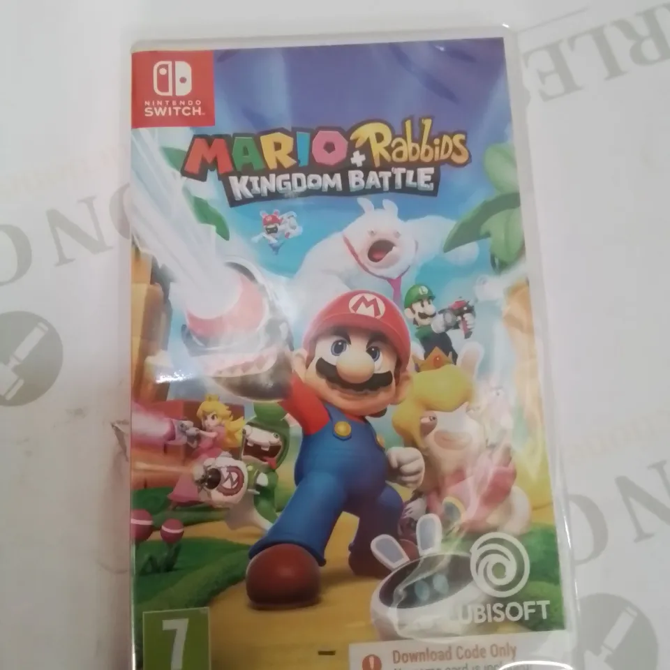 BOXED AND SEALED MARIO AND RABBIDS KINGDOM BATTLES ON NINTENDO SWITCH CONSOLE 