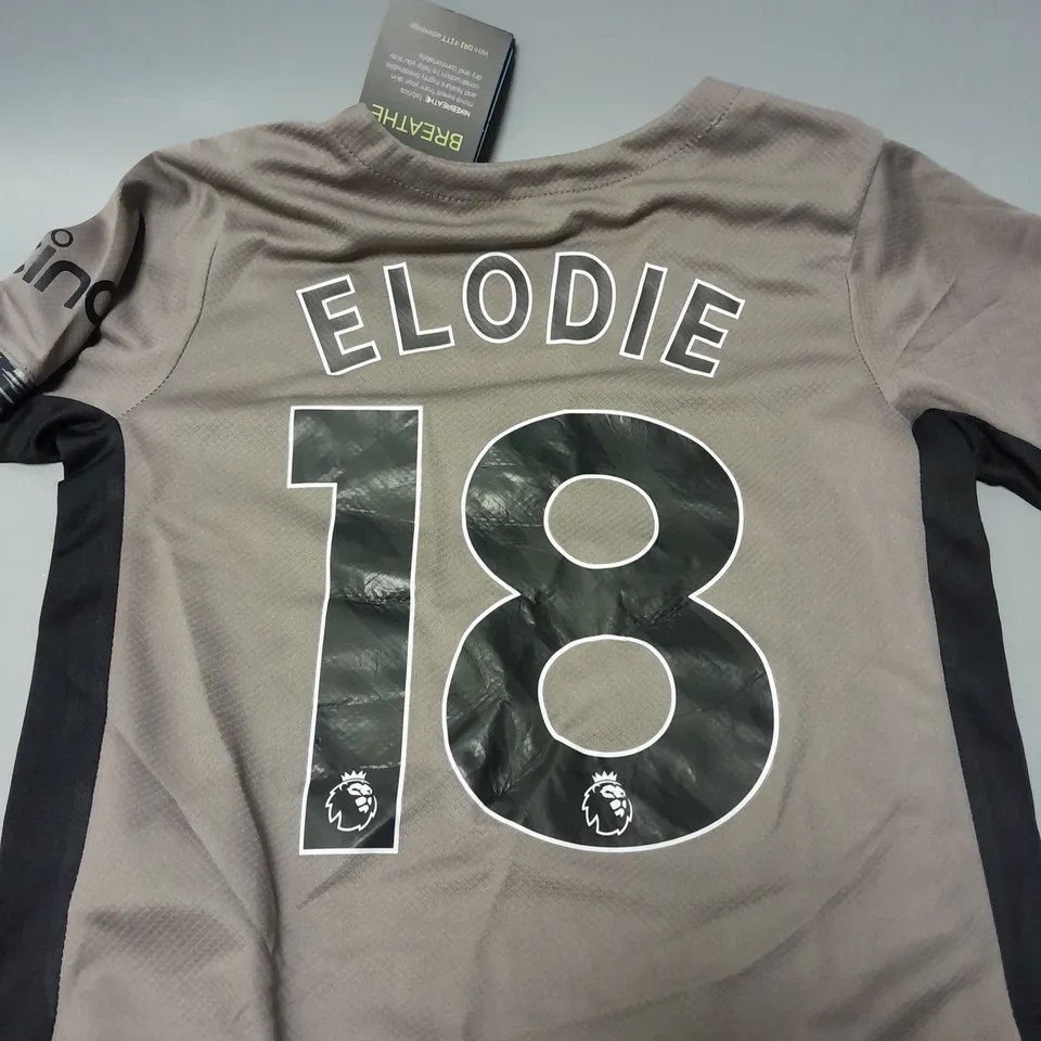 NIKE TOTTENHAM BROWN FOOTBALL SHIRT - ELODIE 18 - KIDS SIZE 18