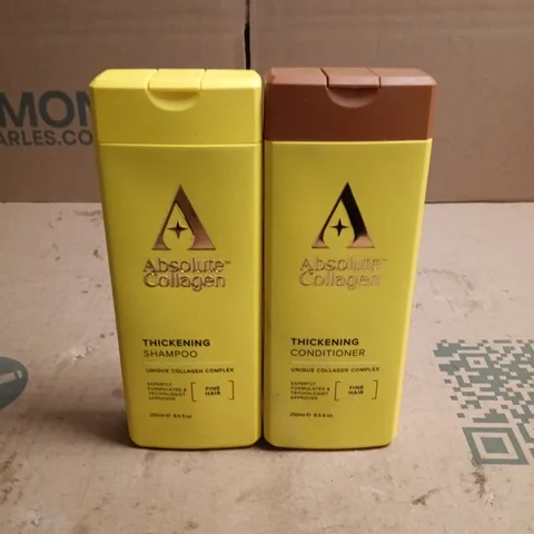 ABSOLUTE COLLAGEN THICKENING SHAMPOO AND CONDITIONER 250ML EACH