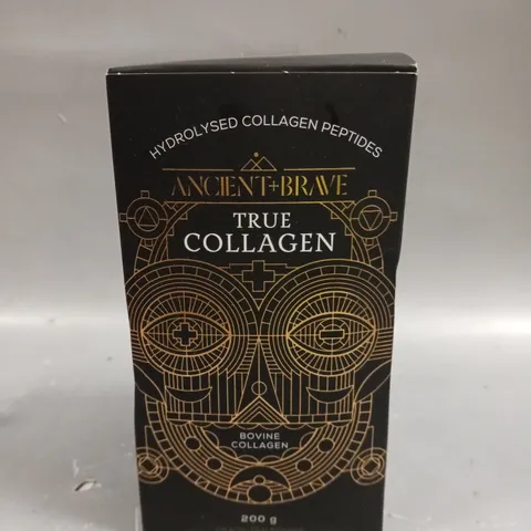 BOXED ANCIENT + BRAVE HYDROLYSED COLLAGEN PEPTIDES BOVINE COLLAGEN - 200G