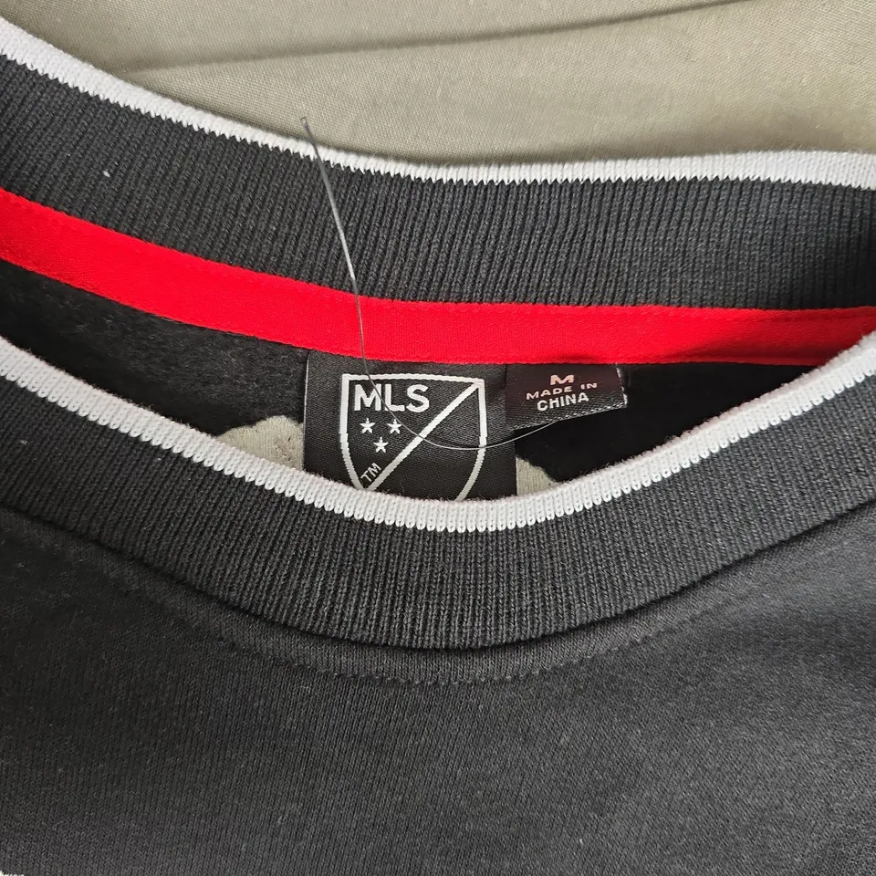 MLS NEW YORK RED BULLS SWEATER IN BLACK/RED - MEDIUM