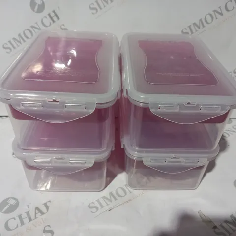 BOXED OUTLET LOCK & LOCK SET OF 4 FOOD CONTAINERS DIVIDERS