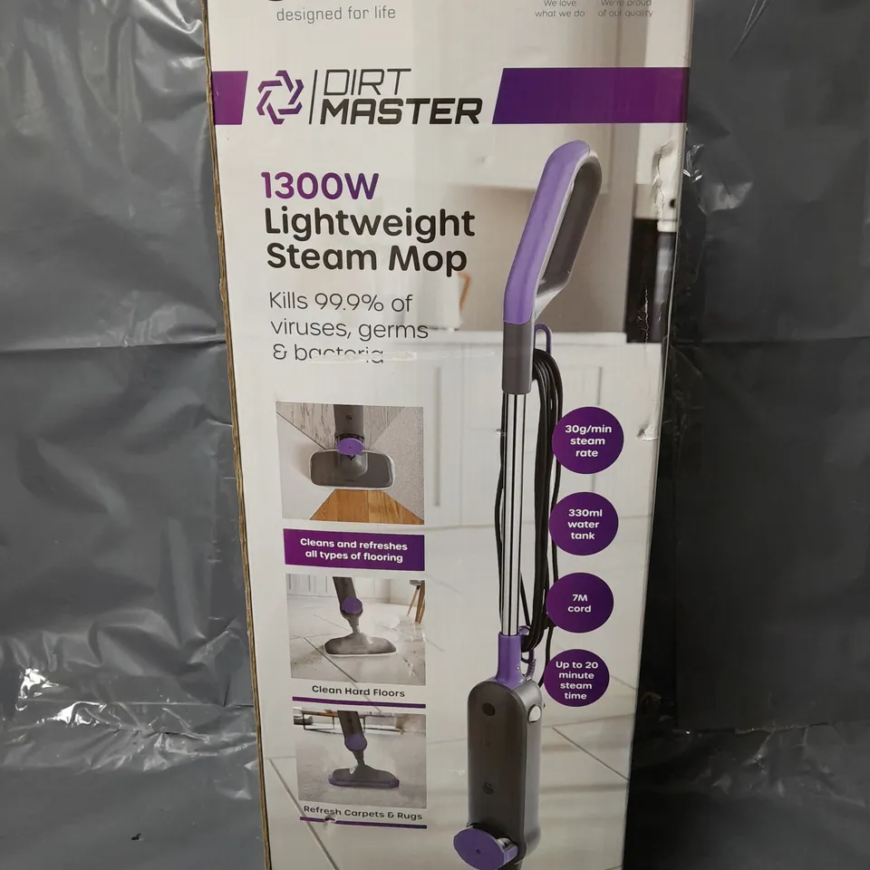 BOXED SWAN DIRT MASTER LIGHTWEIGHT STEAM MOP