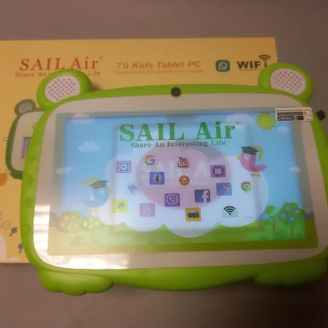 BOXED SAIL AIR 7" KIDS TABLET PC - GREEN