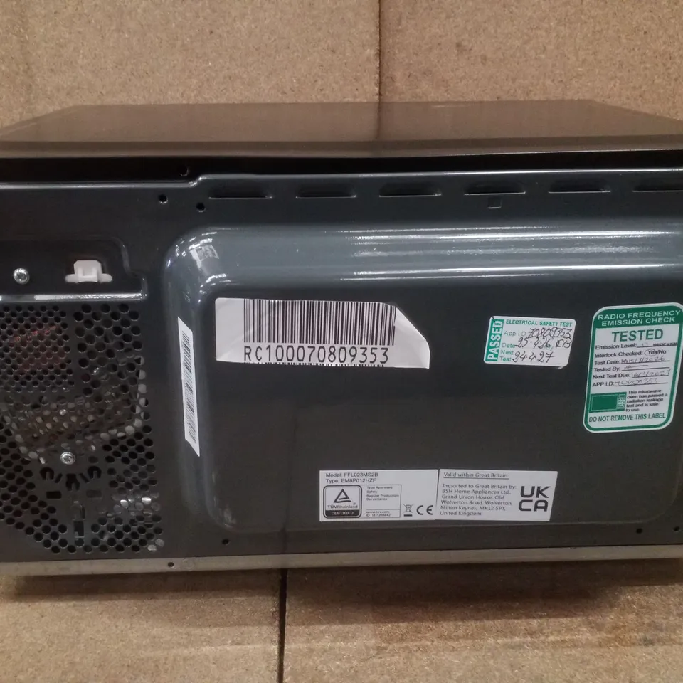 BOSCH FFL023MS2B 20 LITRES SINGLE MICROWAVE – BLACK