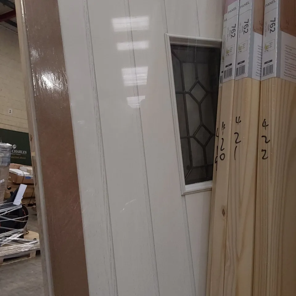 COTTAGE DECORATIVE T/GLAZED PRIMED EXTERIOR DOOR 1981 × 762mm