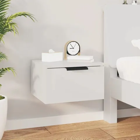 BOXED PAIR OF JURNEI 2 DRAWER BEDSIDE TABLE - WHITE (1 BOX)