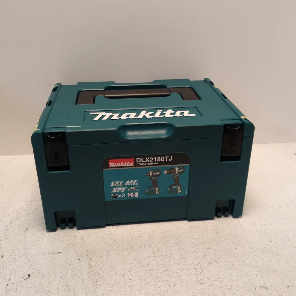 MAKITA DLX2180TJ 18V LXT DRILL & DRIVER KIT IN CASE (2 X 5.0AH)