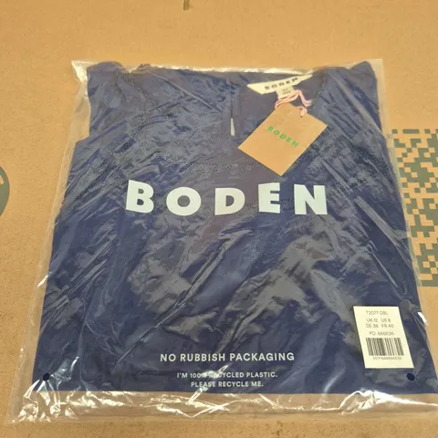 BODEN WOMENS NAVY TOP - UK 12