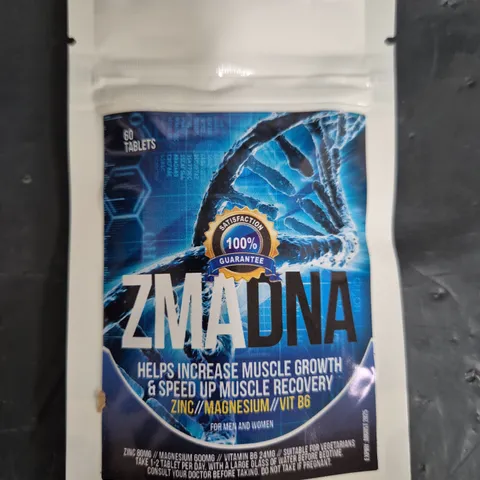 BOX OF APPROXIMATELY 18 PACKS OF CUTS-N-GAINS TABLETS - ZMA DNA (60 TABLETS PER PACK)