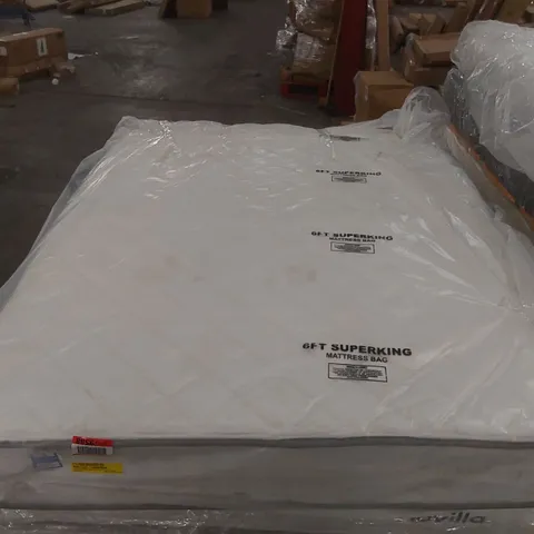 QUALITY BAGGED NOVILLA 25CM COOLING MEMORY FOAM POCKET SPRUNG MATTRESS - 4'6 DOUBLE 