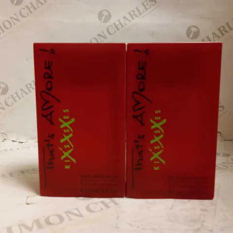 LOT OF 12 GAI MATTIOLO THAT'S AMORE! KISSES EDT (12 X 75ML)