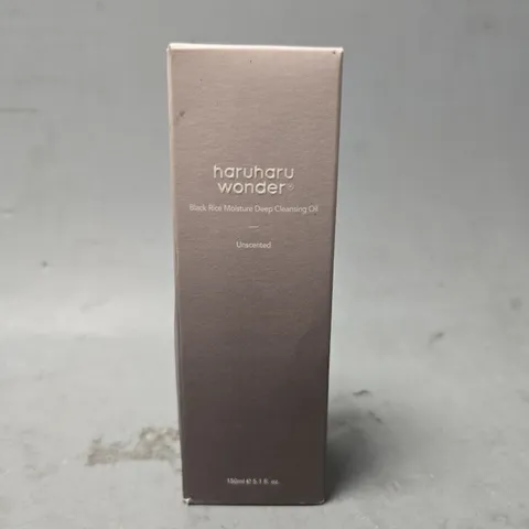 HARUHARU WONDER BLACK RICE MOISTURE DEEP CLEANSING OIL 150ML