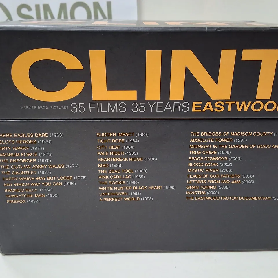 CLINT EASTWOOD 35 FILMS 35 YEARS BOX SET – DVD COLLECTION