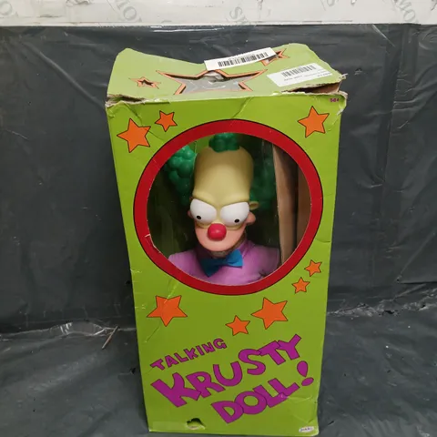 BOXED THE SIMPSONS TALKING KRUSTY