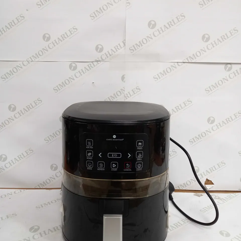 COOK'S ESSENTIALS 4.0L AIR FRYER - BLACK