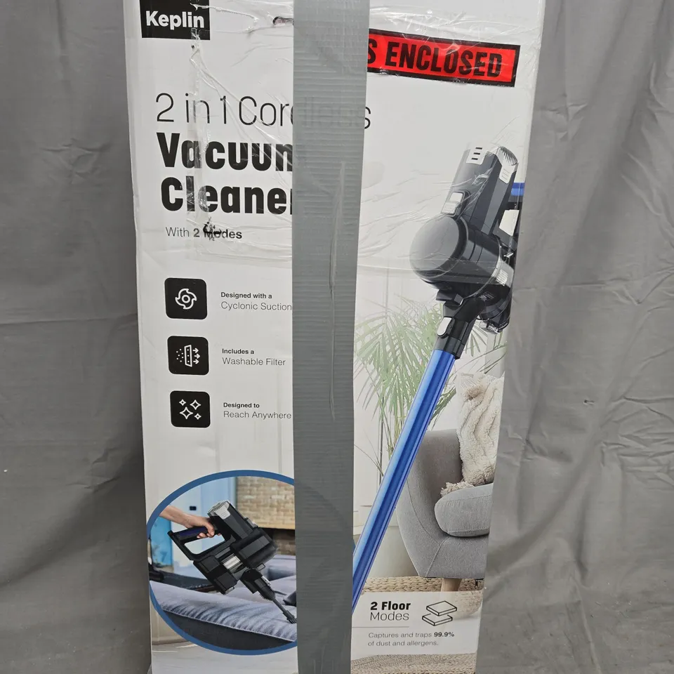 KEPLIN CORDLESS 2 SPEED VACUUM CLEANER 