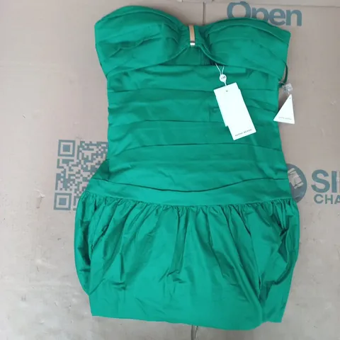 NADINE MERABI DRESS IN GREEN SIZE UK 12