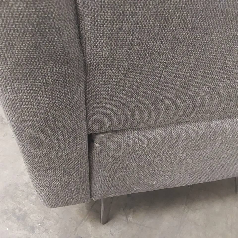QUALITY DESIGNER FABRIC UPHOLSTERED 3-SEATER SOFA