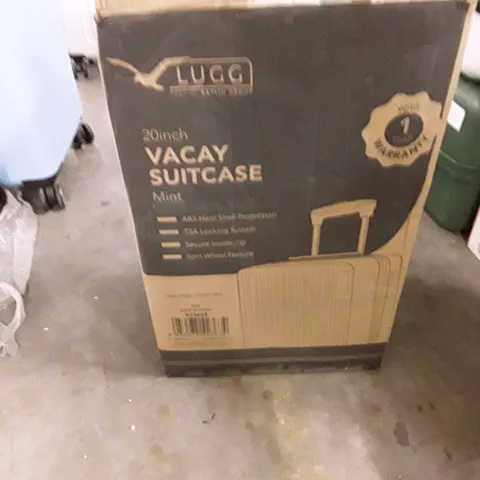 BOXED KEPLIN LUGG 20 INCH VACAY SUITCASE MINT COLOUR