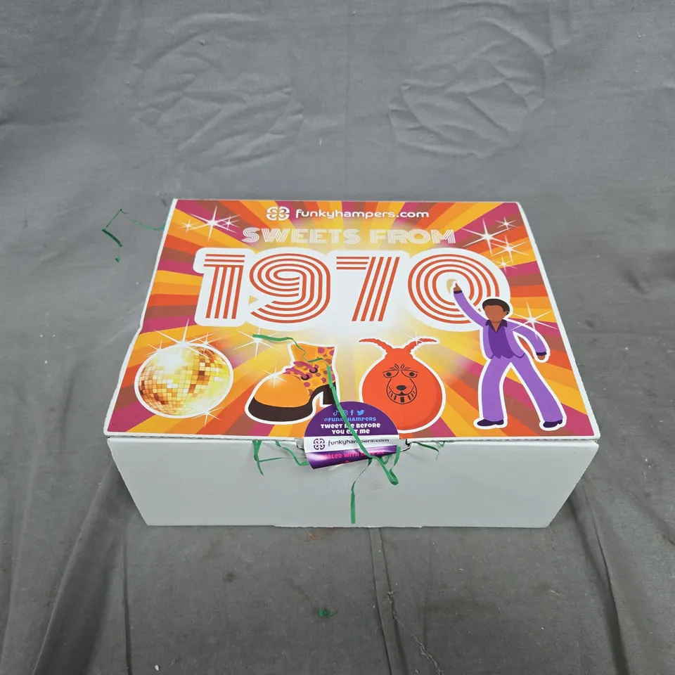 BOXED FUNKYHAMPERS SWEETS FROM 1970