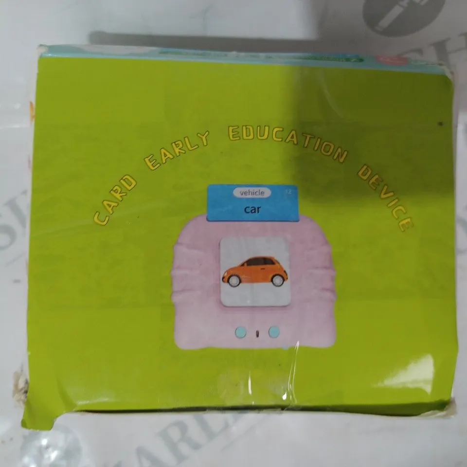 BOXED UNBRANDED EARLY EDUCATION CARD DEVICE Y2-510