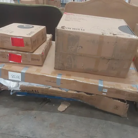 PALLET CONTAINING A LARGE QUANTITY OF ASSORTED DANETTI FURNITURE PARTS