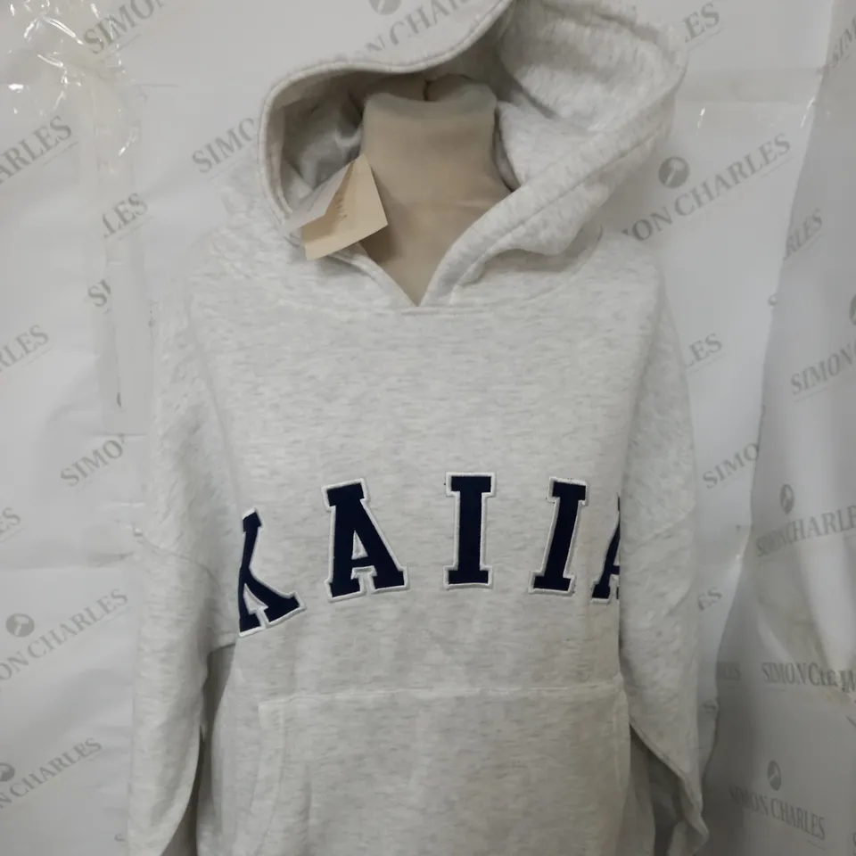 KAIIA GREY HOODIE SIZE 8 