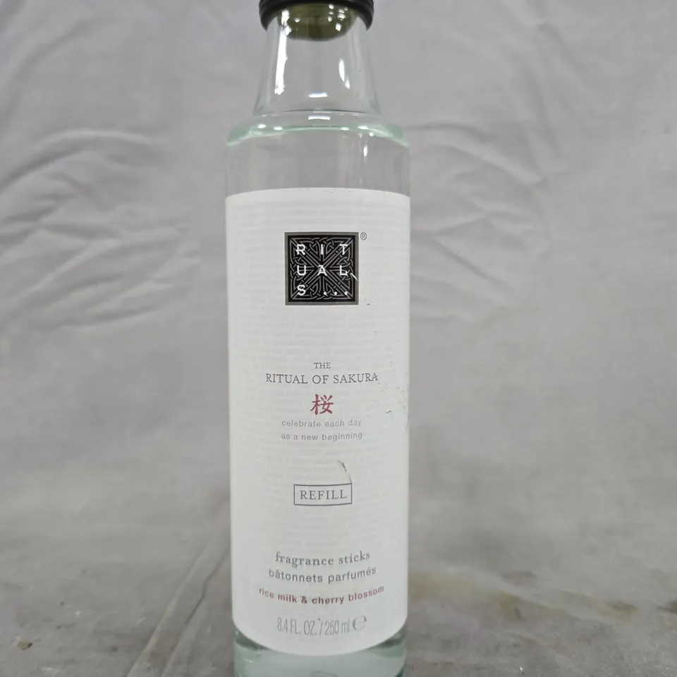 RITUALS THE RITUAL OF SAKURA DIFFUSER REFILL – FRAGRANCE STICKS, RICE MILK & CHERRY BLOSSOM, 250 ML