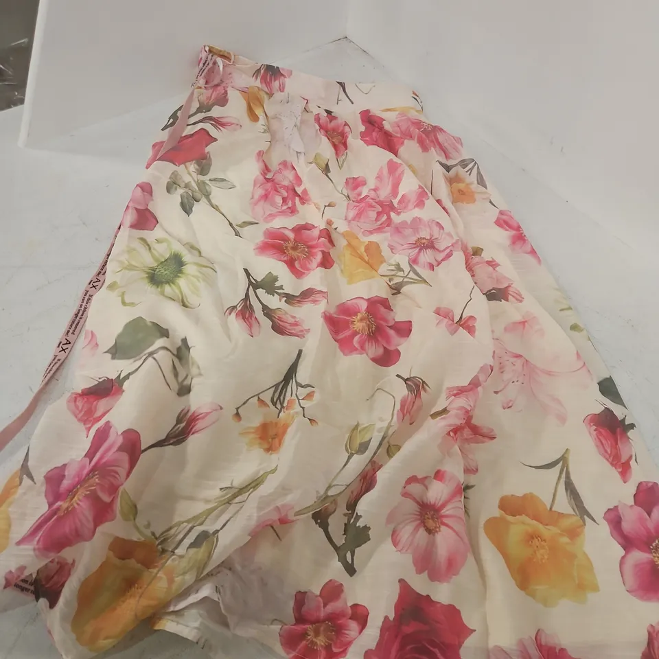 AX PARIS FLORAL DRESS – UK SIZE 10, MULTI
