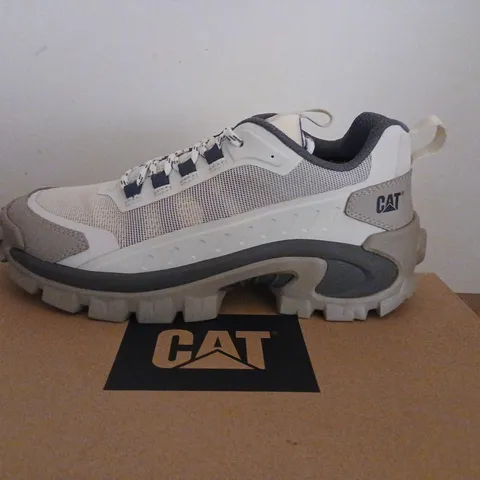 CAT INTRUDER LIGHTNING MESH TRAINERS β MEN'S, TAUPE/WHITE, UK 6 (US 7)