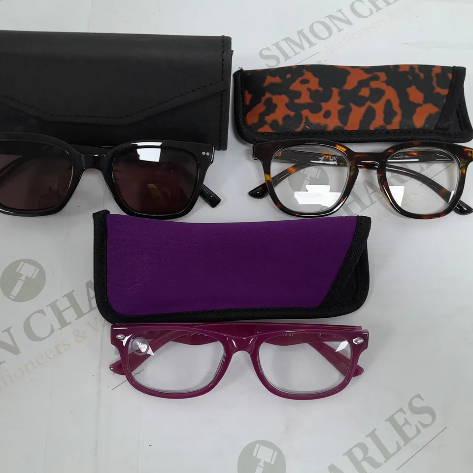 HUMMINGBIRD SUNGLASSE AND READING GLASSES 