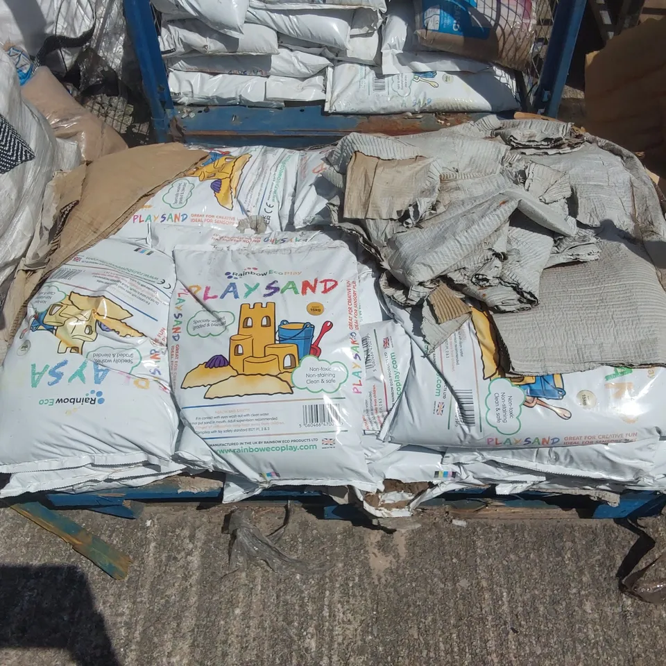 PALLET TO CONTAIN A LARGE QUANTITY OF PLAY SAND BAGS