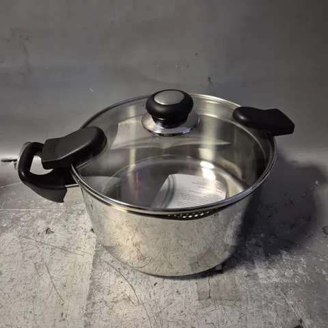 BOXED JUDGE VISTA 24CM DRAINING POT