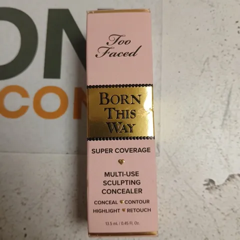 TOO FACED BORN THIS WAY CONCEALER - SUPER COVERAGE, MULTI-USE SCULPTING (13.5 ML) - BOXED