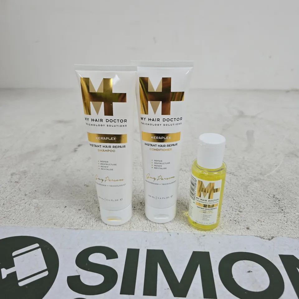 MY HAIR DOCTOR KERAPLEX TRAVEL SHAMPOO CONDITIONER & OIL COLLECTION