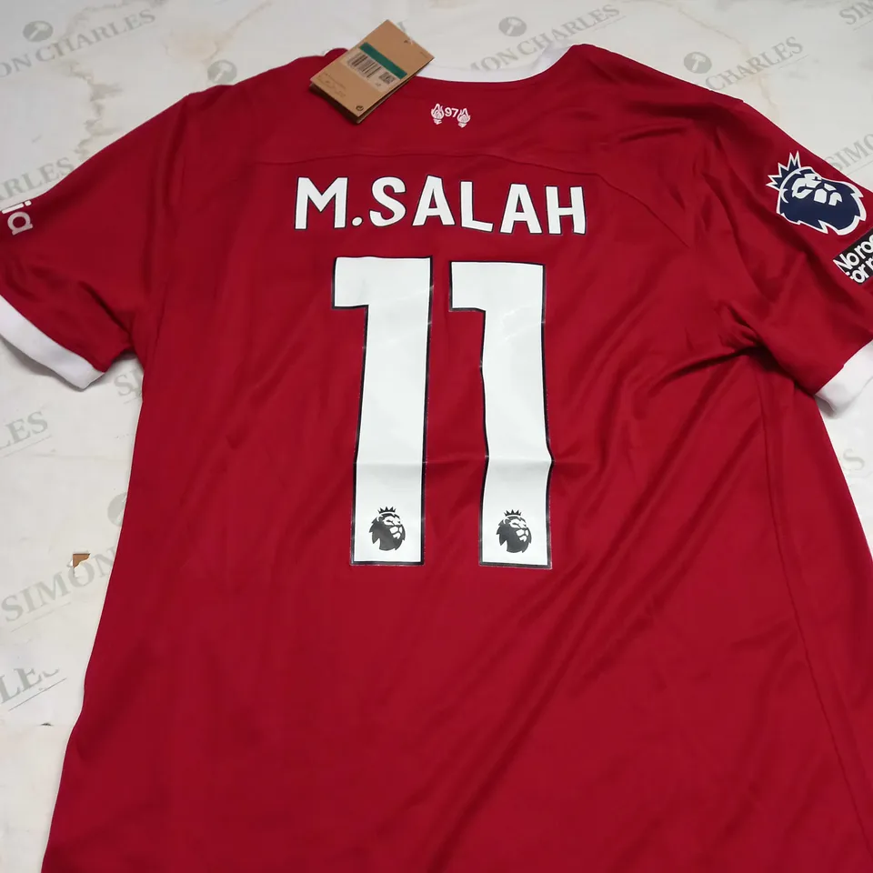 Men's Liverpool Home Shirt - Mo Salah 11 Print - Size XL