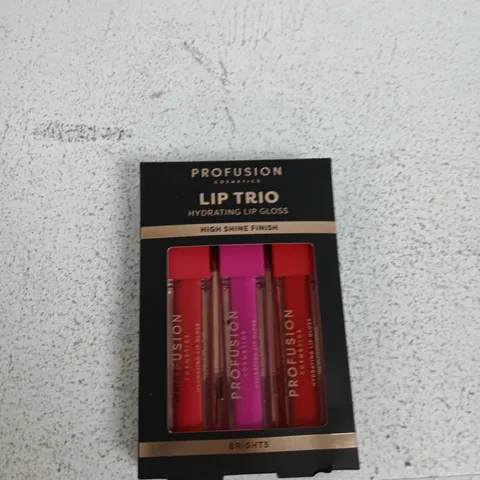 PROFUSION LIP TRIO HYDRATING LIP GLOSS – HIGH SHINE FINISH (BOX OF 6)