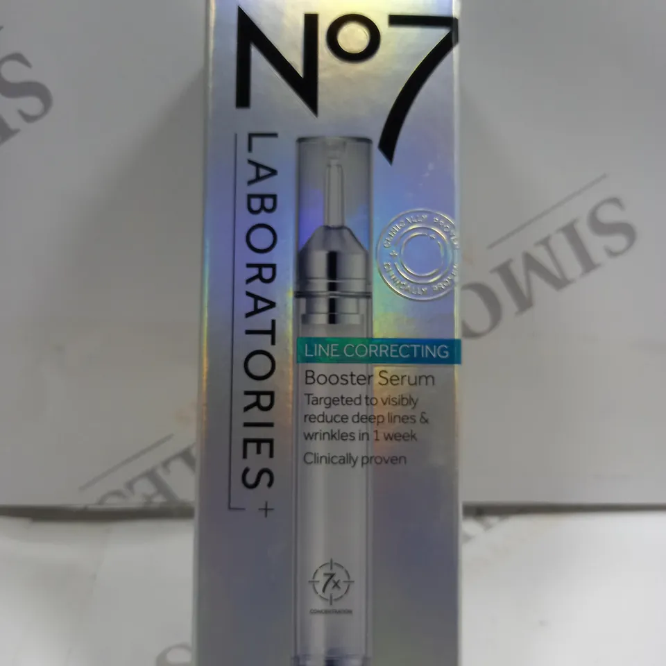 NO7 LABORATORIES LINE CORRECTING BOOSTER SERUM 15ML