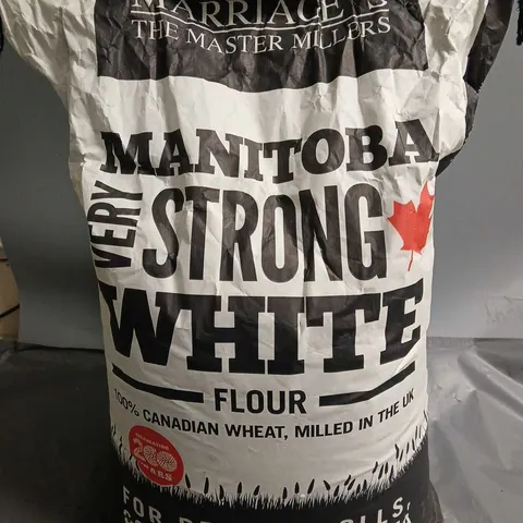 LARGE BAG OF MANITOBA VERY STRONG WHITE FLOUR - SIZE UNSPECIFIED